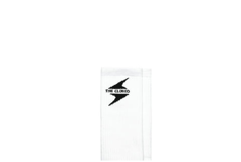 Cloned Sport Sock (wht/blk)